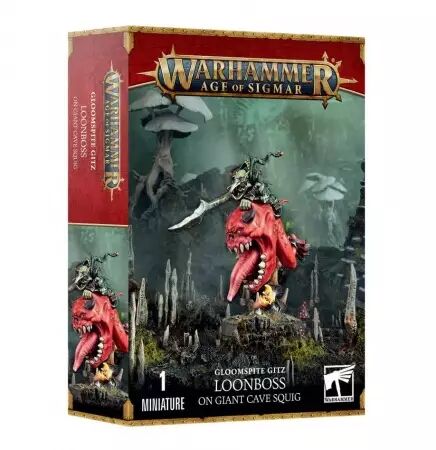 Gloomspite Gitz: Loufboss Sur Squig Des Cavernes Géant - Warhammer Age Of Sigmar - Games Workshop