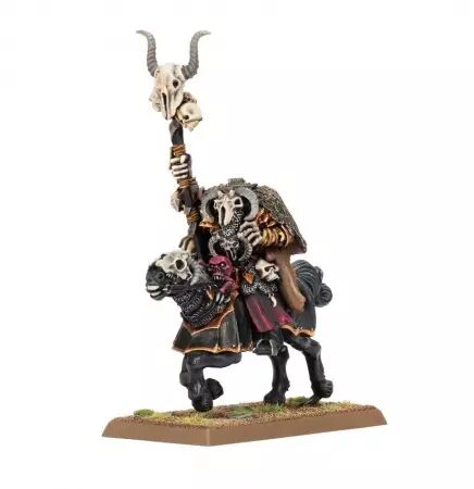 Guerriers du Chaos (Warriors of Chaos) : Sorcier du Chaos sur Destrier du Chaos - Warhammer the Old World