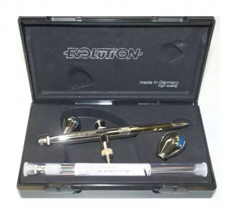 Harder & Steenbeck Evolution Silverline Two in One Airbrush by Vallejo - Aérographe 