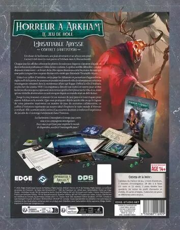 Horreur à Arkham JdR - L\'Insatiable Abysse - Coffret d\'initiation