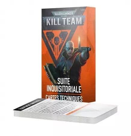 Kill Team Cartes Techniques : Suite Inquisitoriale (Français) - Warhammer 40k - Games Workshop