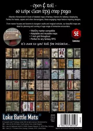 Livre plateau de jeu : Big Book of Battle Mats Rooms, Vaults and Chambers