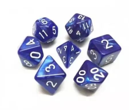 Lot de 7 dés - HD Dice