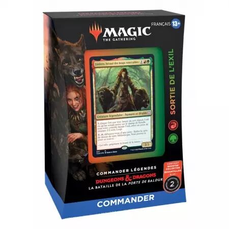 Magic The Gathering : La bataille de la Porte de Baldur - Deck Commander - Sortie de l\'exil