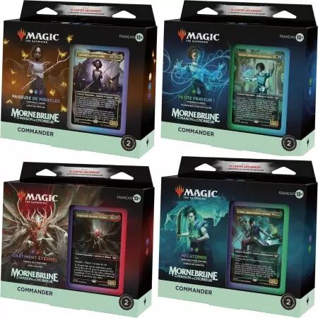 	Magic the Gathering : Mornebrune - Pack de 4 Decks Commander(français)