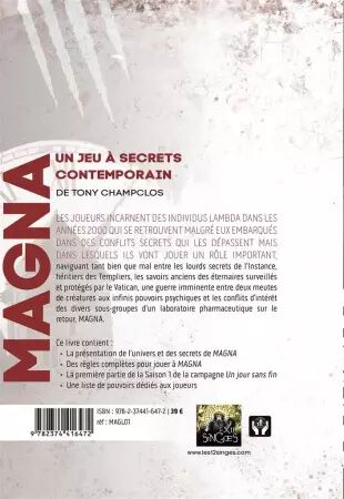 Magna : Un Jour sans fin - Livre de base