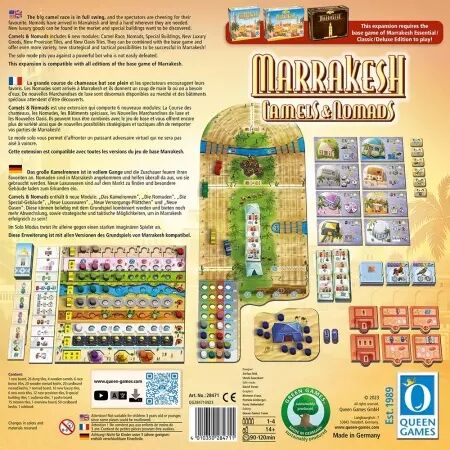 Marrakesh : extension Camels & Nomads - Stefan Feld - Queen Games