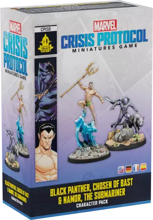 MCP (Marvel Crisis Protocol) - Panther, Chosen Bast Namor,Submariner