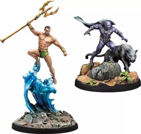 MCP (Marvel Crisis Protocol) - Panther, Chosen Bast Namor,Submariner