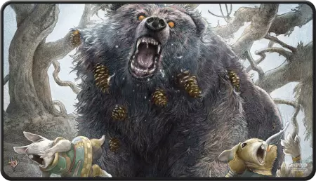 MTG : Bloomburrow - Black stitched Playmat Art 2