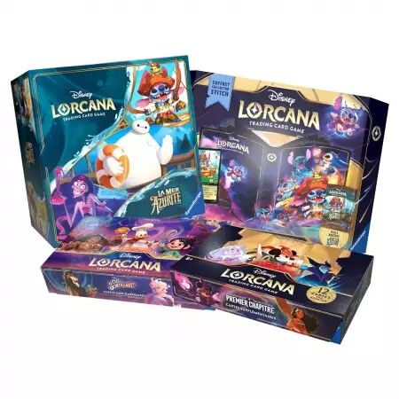 Pack Lorcana TCG : 2 displays, deux coffrets