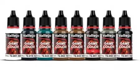 Paint Set : Non metallic metal - New Game color - Vallejo