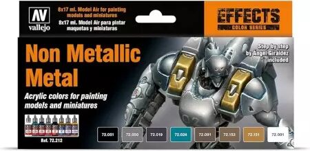 Paint Set : Non metallic metal - Vallejo