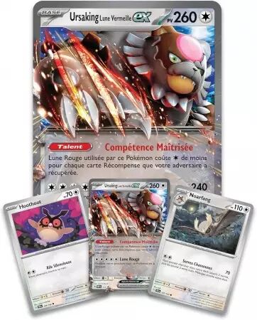 Pokemon - Coffret 4 boosters - Ursaking-ex Novembre 2024 