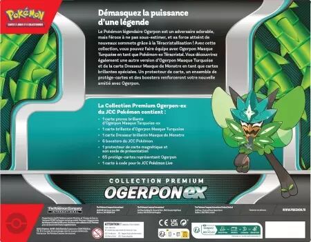 Pokémon - Coffret Premium Ogerpon Ex - Novembre 2024