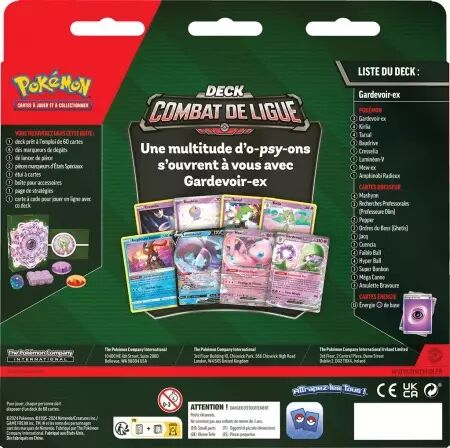 Pokemon - Deck de combat de ligue - Gardevoir Ex