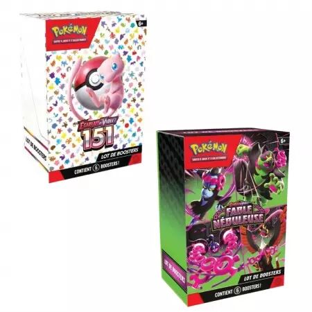 Pokemon : Pack Bundle 151 + Bundle 6.5 Fable Nébuleuse