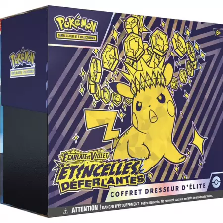 Pokemon EV08 : Etincelles Déferlantes - Coffret dresseur d\'élite (ETB)