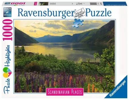 Puzzle 1000 p - Fjord en Norvège - Ravensburger