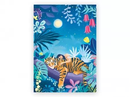 Puzzle 500 pièces velvet - Tiger\'s nap