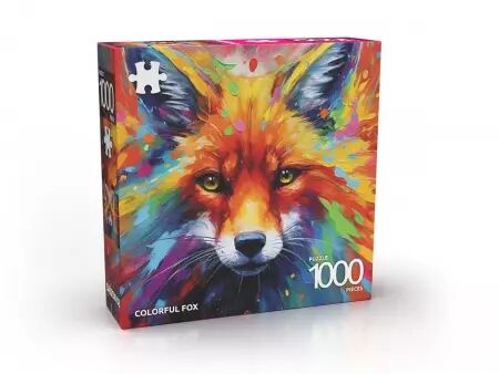 Puzzle Abi 1000 pièces - Colorful Fox