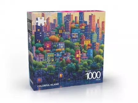 Puzzle Abi 1000 pièces - Colorful Island