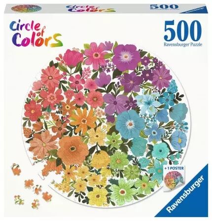 Puzzle Circle of colors - Fleurs - 500p.