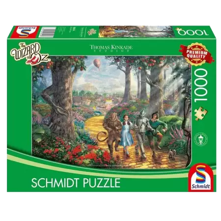 Puzzle Le Magicien d\'Oz - Schmidt - Puzzle 1000 pièces - Suivez la Route des Briques Jaunes