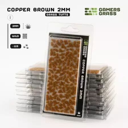 Regular Tuft : Copper Brown 2mm - Gamers Grass