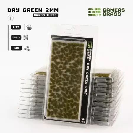 Regular Tuft : Dry Green 2mm - Gamers Grass