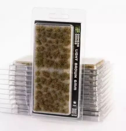 Regular Tuft : Light Brown 6mm (Wild) - Gamers Grass