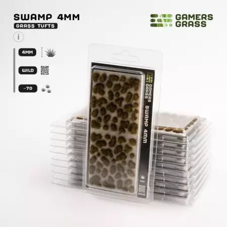 Regular Tuft : Swamp 4mm (wild) - Gamers Grass