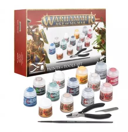 Set démarrage peintures et outillages - Warhammer Age of Sigmar - Games Workshop