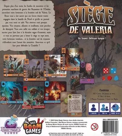 Siège de Valeria -  Glen Flaherty - Bad Boom Games