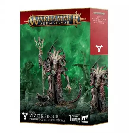 Skavens : Vizzik Skour Prophete Du Rat Cornu - Warhammer Age of Sigmar - Games Workshop