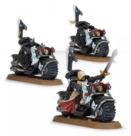 Space Marines : Escadron de motocyclistes Dark Angels - Warhammer 40k