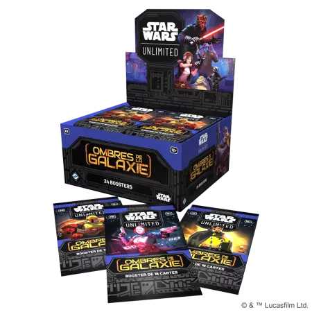 Star Wars Unlimited - Ombres de la Galaxie - Boîte de 24 boosters FR