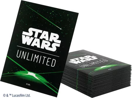 Stars Wars Unlimited - Art Sleeves - Card Back Green