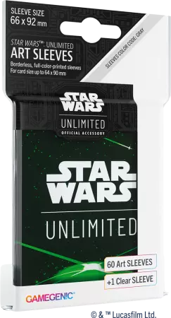 Stars Wars Unlimited - Art Sleeves - Card Back Green