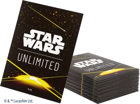 Stars Wars Unlimited - Art Sleeves - Card Back Yellow