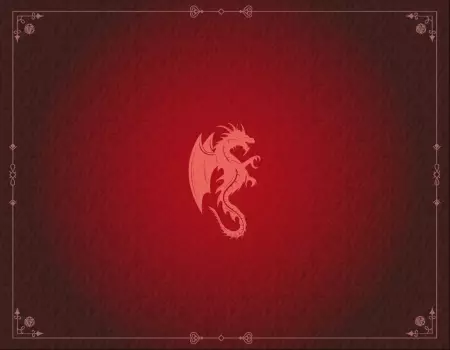 Tapis de Jeu Neoprene 90 x 70 cm Dragon Rouge Grenat