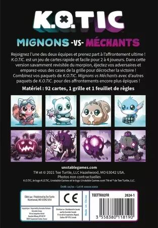 Tic Tac K.O. : Mignons vs Méchants - TeeTurtle