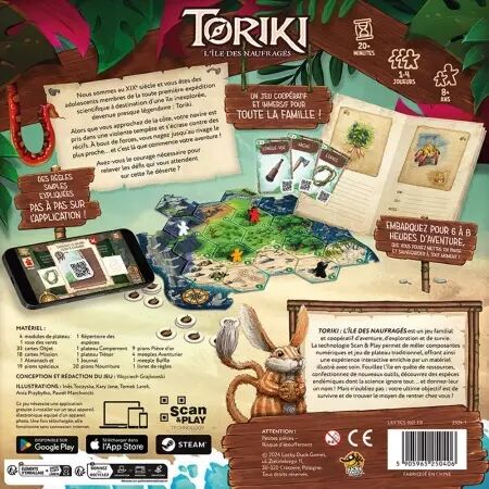 Toriki : L\'île des naufragés -  Wojciech Grajkowski - Lucky Duck Games