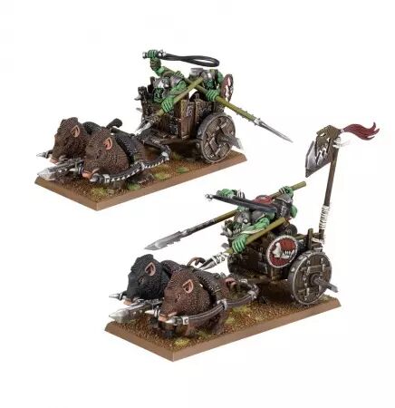 Tribus d\'orques et Gobelins - Chars à Sangliers Orques (Orc Boar Chariots) - Warhammer the Old World