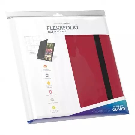 Ultimate Guard - Portfolio A4 18-Pocket FlexXfolio 480 Quadrow - Red