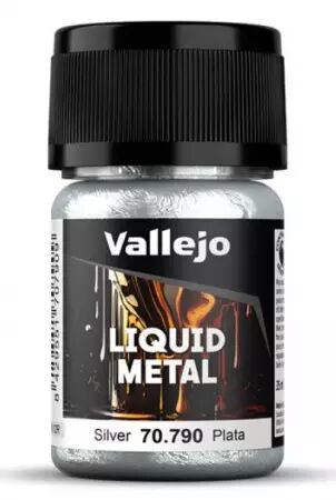 Vallejo Liquid Gold : Silver - 35 ml