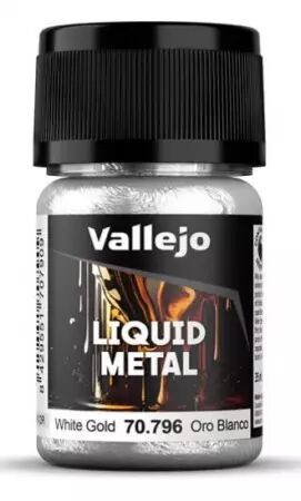 Vallejo Liquid Gold : White Gold - 35ml