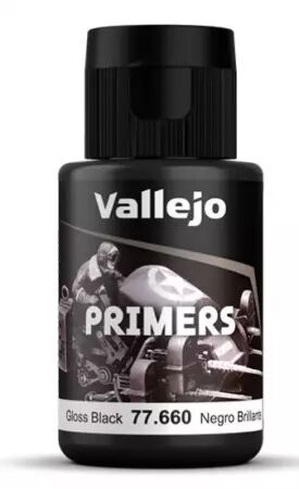 Vallejo Metal Color : Gloss Black Primer - 32ml