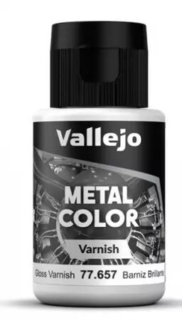 Vallejo Metal Color : Gloss Metal Varnish - 32ml