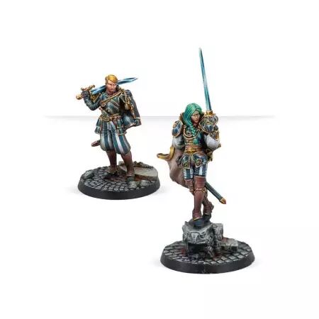 Warcrow - Hegemony - Black Legion Officers 